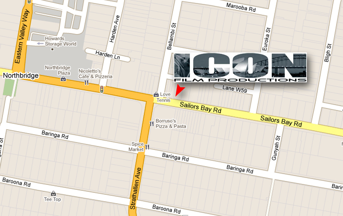 Icon Film Productions Location Map